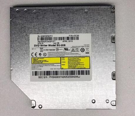 新品 TOSHIBA Satellite C55 S55t Dell-Inspiron-15-5000シリーズなど用 DVDマルチドライブ SU-208 SU-208FB SU-208GB 9.5MM SATA_画像1