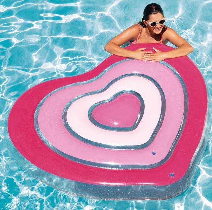 swim ring float . for adult for children float popular lovely family sea Pooh ruby chi goods playground equipment Heart type 168*142cm