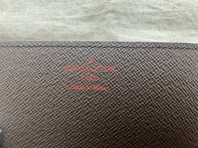 Louis Vuitton ルイヴィトン 純正品 名刺入れ 美品 N62920 アンヴェロップ カルトドゥ ヴィジット カードケース ダミエ 中古品の画像5