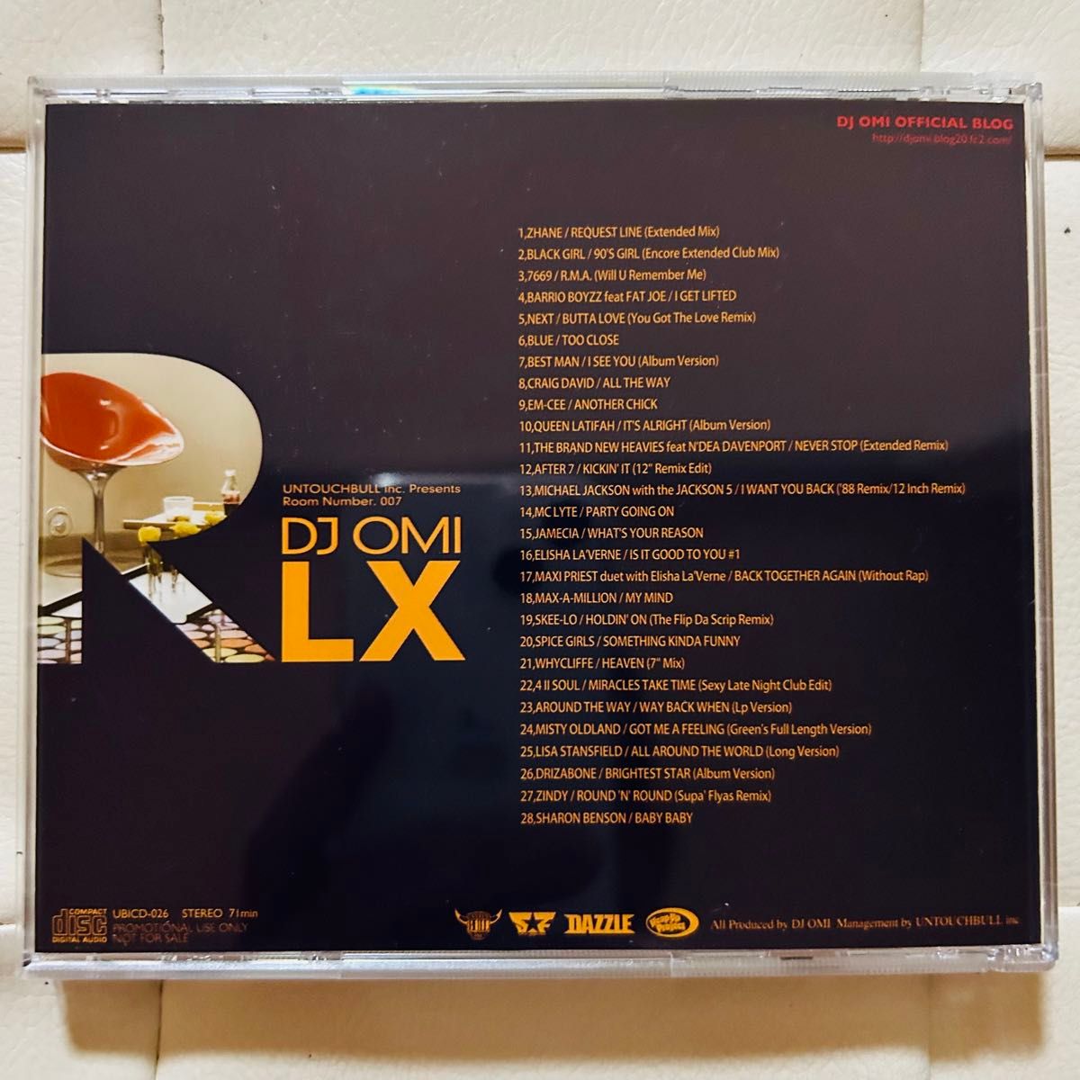 DJ OMI / RLX ROOM NUMBER.007 /  R&B CLASSICS MIX