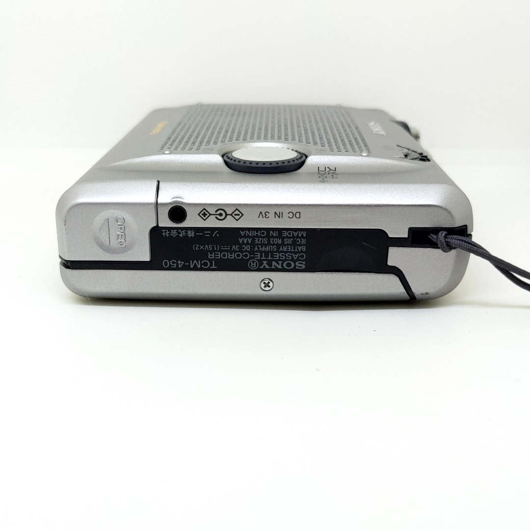 ジャンク★SONY TCM-450 カセットテープレコーダー ソニー CASSETTE WALKMAN No.1_画像5