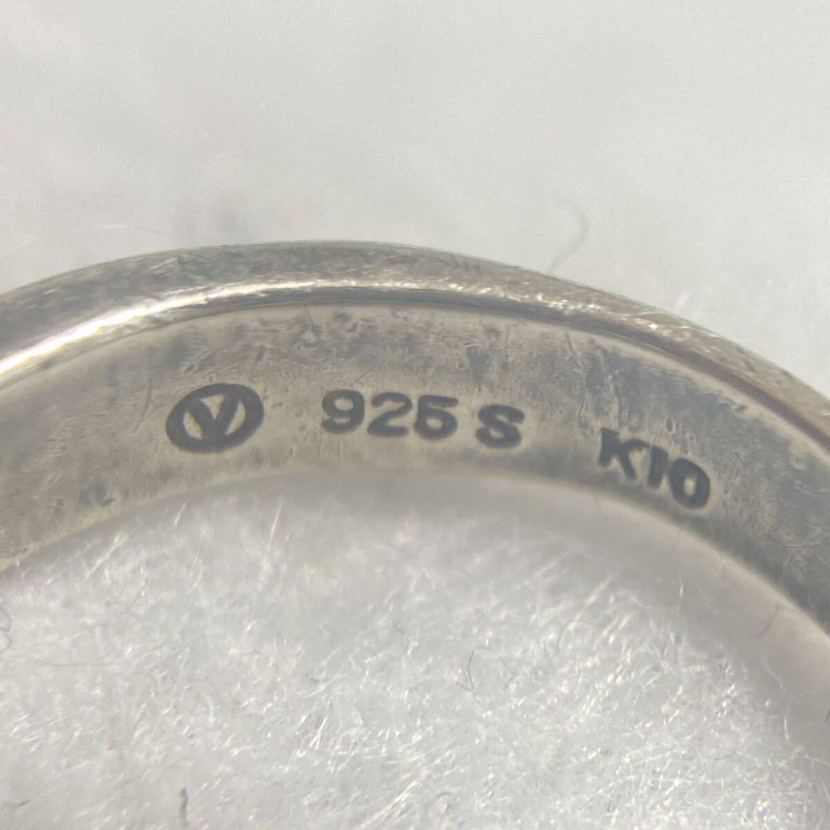 K10 silver 925 リング 指輪 シルバー アクセサリー シルバーリング_画像3
