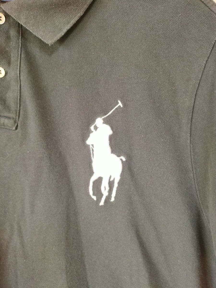 POLO RALPH LAUREN ポロラルフローレン ポロシャツ size XL ビッグポニー 色ブラック