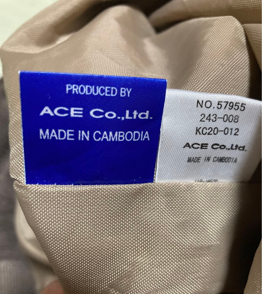 ACE Co.,Ltd. トートバッグ 茶 ブラウン Champion かわいい 巾着 手提げ 肩掛け バック バッグ