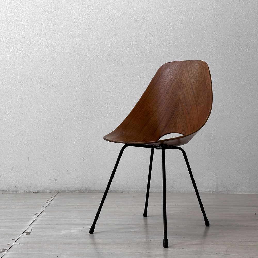 ● Fratelli Tagliabue トノーチェア MEDEA Chair ヴィットリオ・ノビリ Vittorio Nobili チーク材 ビンテージ