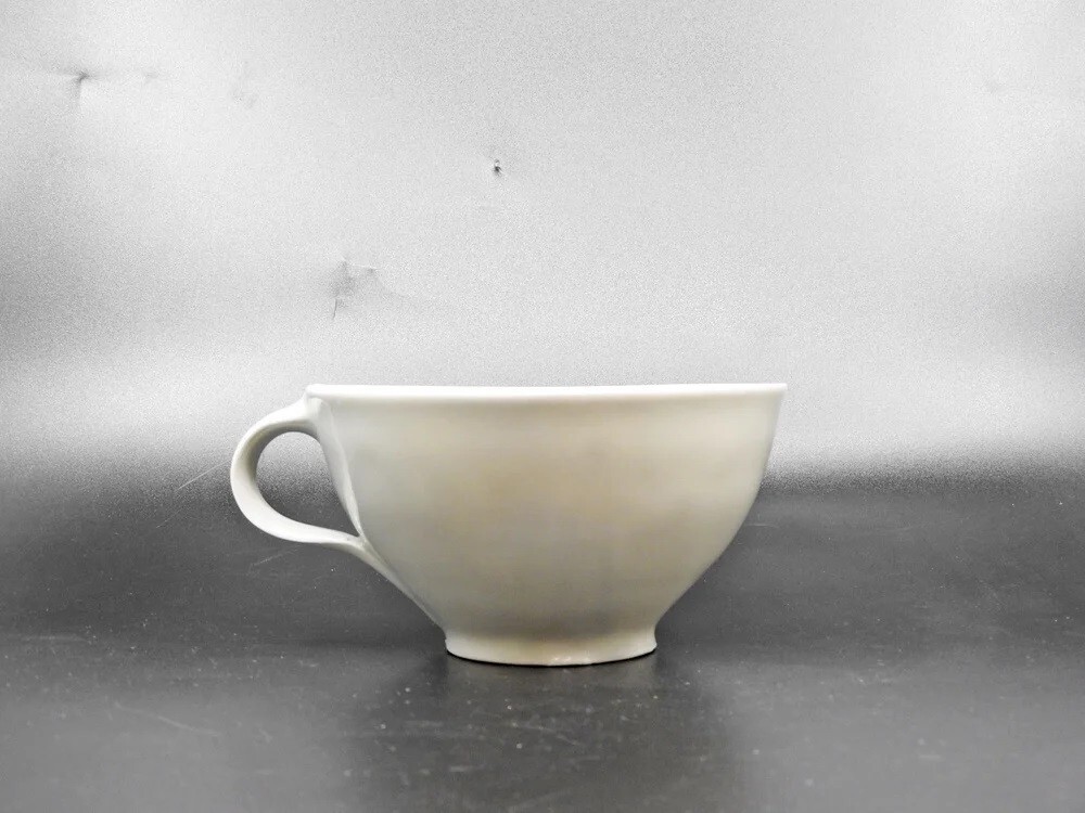 ● 森岡由利子 白磁 スープカップ マグカップ Φ12.5cm 現代作家 A_画像4