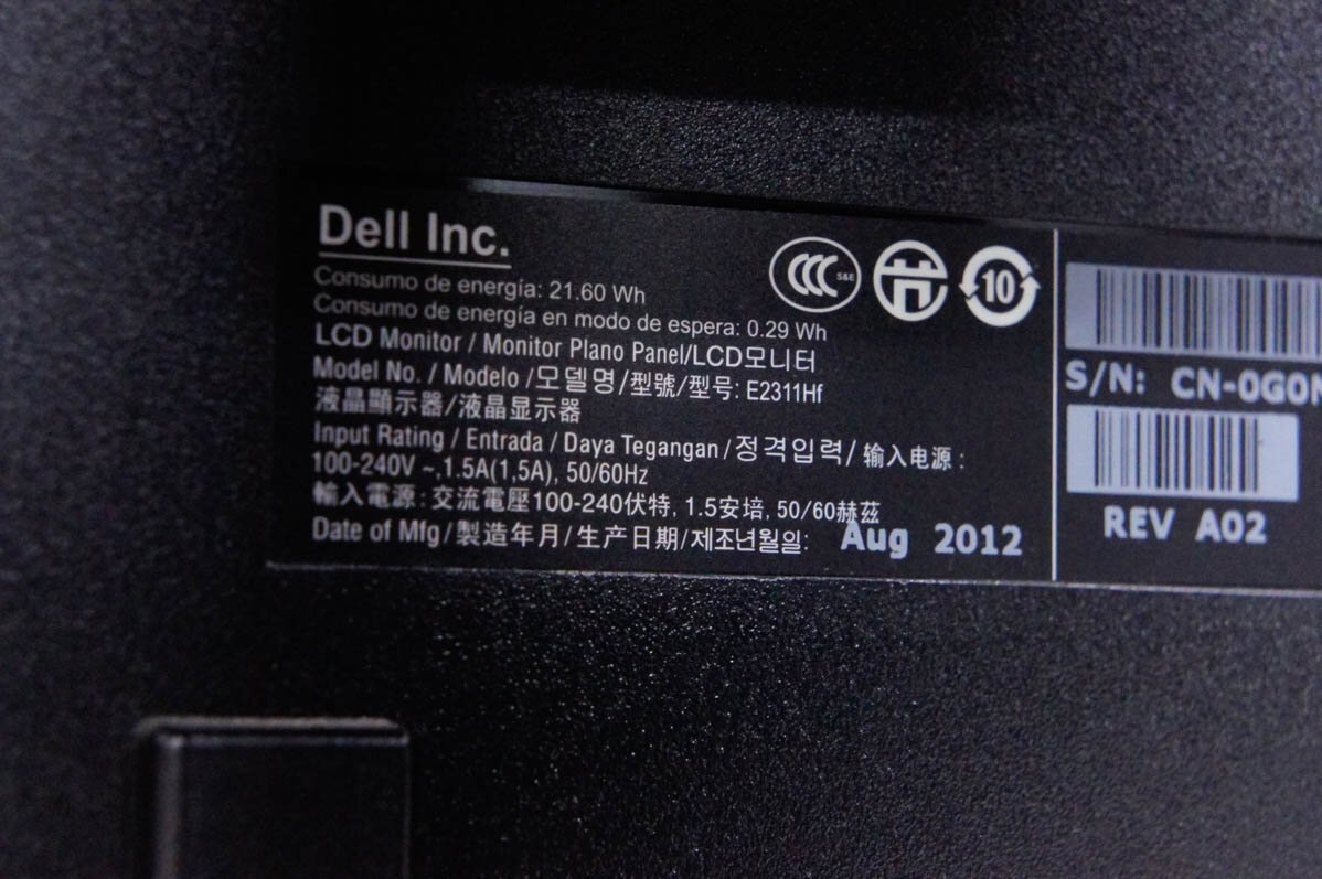 3 DELL デル 23インチ液晶モニター E2311Hf_画像7