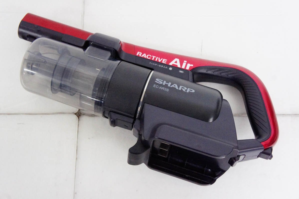 SHARP シャープ 充電式コードレス掃除機 RACTIVE Air EC-AR3S本体部分のみの画像1