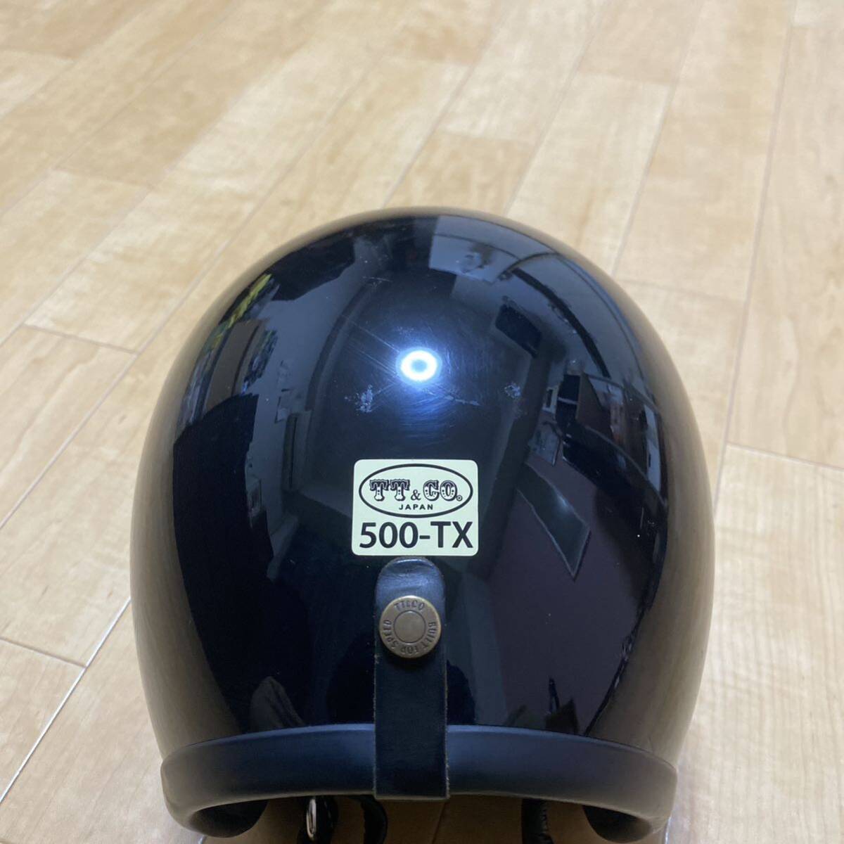  tt&co 500TX ブラック M Lサイズ ジェットヘルメットの画像2