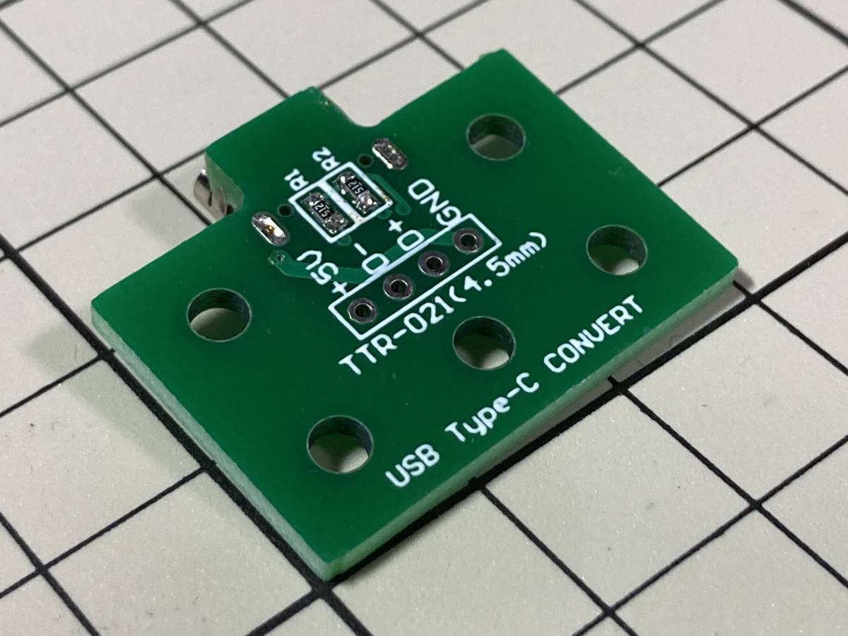 送料84円～ USB Type-C コネクタ基板 メス DIP化 タイプC 変換基板 Arduino 電子工作 充電 データ通信 電子部品_画像3