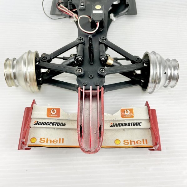 [ present condition goods ] Junk /DeAGOSTINI der Goss tea ni/ weekly Ferrari / 1/8 scale / radio controlled car /F2004/ Kyosho made GX15 engine /EK06C15RC001