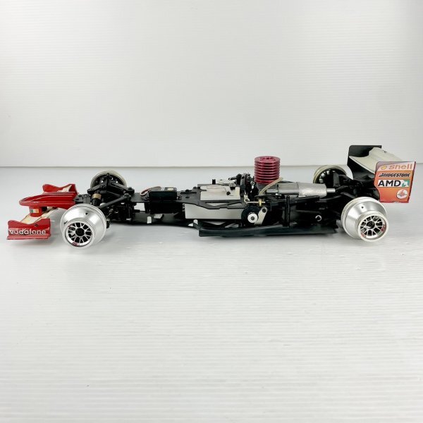 [ present condition goods ] Junk /DeAGOSTINI der Goss tea ni/ weekly Ferrari / 1/8 scale / radio controlled car /F2004/ Kyosho made GX15 engine /EK06C15RC001