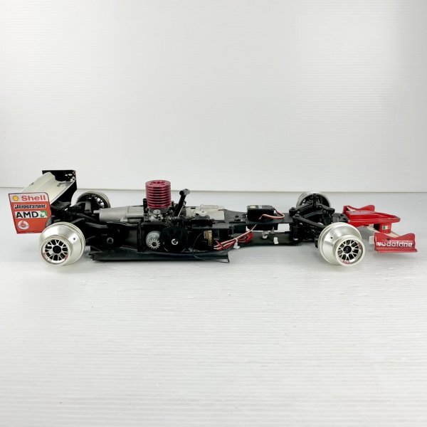 [ present condition goods ] Junk /DeAGOSTINI der Goss tea ni/ weekly Ferrari / 1/8 scale / radio controlled car /F2004/ Kyosho made GX15 engine /EK06C15RC001