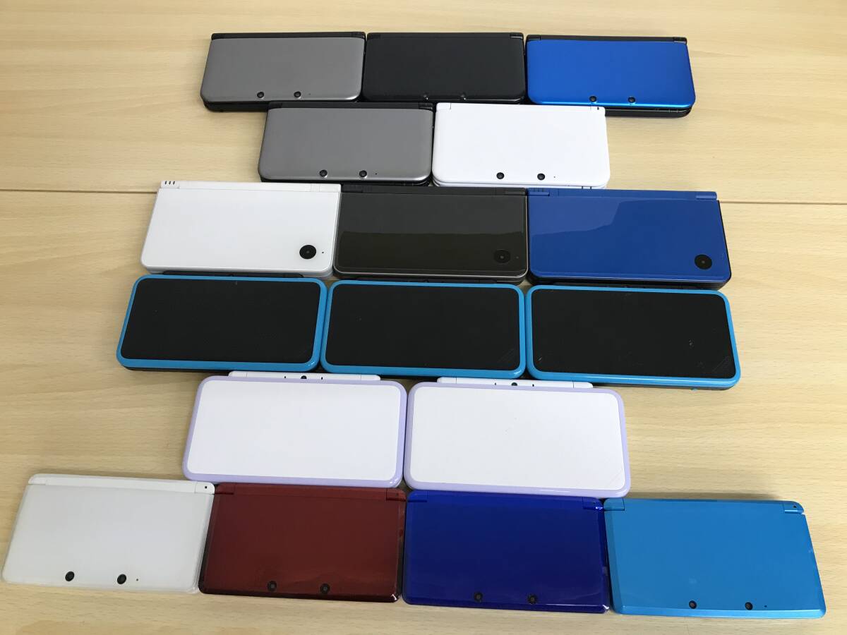 073 (13-44) ジャンク品 ニンテンドー 3DS 本体 3DSLL 本体 New2DSLL 本体 DSiLL 本体 計17台の画像1