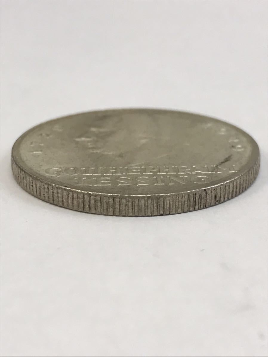 1円〜 1929年 D ドイツ ワイマール共和国 レッシング生誕200年 記念3マルク銀貨 3ライヒスマルク銀貨 ミュンヘン※説明文内画像有ります。_画像7