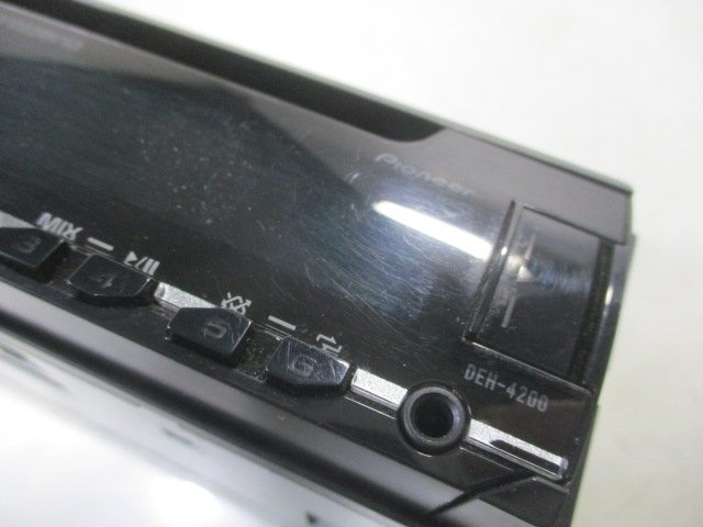 carrozzeria カロッツェリア 1DIN CDプレーヤー DEH-4200 CD USB AUX チューナー 動作確認済み 中古_画像9