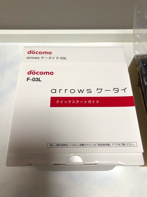  new goods unused goods * arrows cellular phone F-03L black SIM free possibility attached . fixtures 4Ggala ho body [ free shipping ] time zone specification possible *.