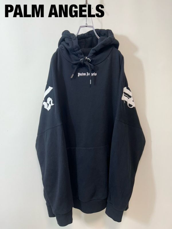 M0014★8 PalmAngels パームエンジェルス Classic Logo Over Hoodie スウエット トレーナー パーカー オーバーサイズ XL 株イーストランド_画像1