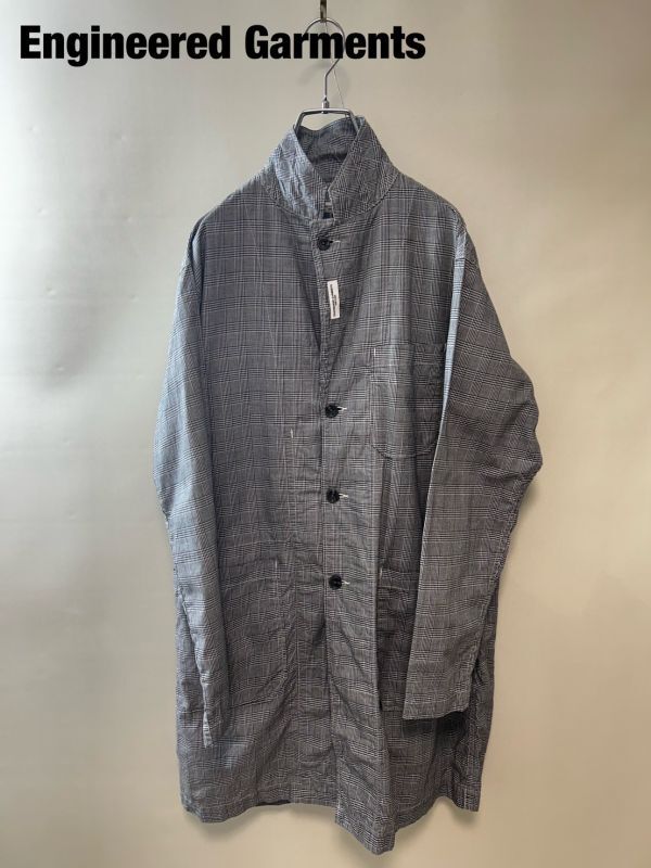 EE0016★5 Engineered Garments エンジニアードガーメンツ NEW YORK アメトラ ワーク カバーオール ジャケット ショップ コート チェック S_画像1