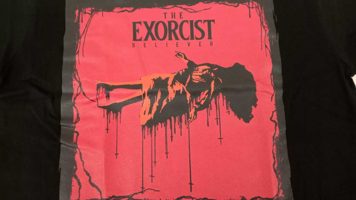 エクソシスト 信じる者 Tシャツ Lサイズ 黒 THE EXORCIST:BELIEVER 新品未使用 クリックポスト185円_画像3