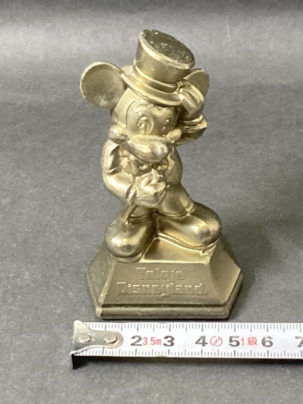 3-42-60　ディズニー ミッキーマウス　ブロンズ像　ディズニーランド　TDL 初期　銅像　Disney　_画像8