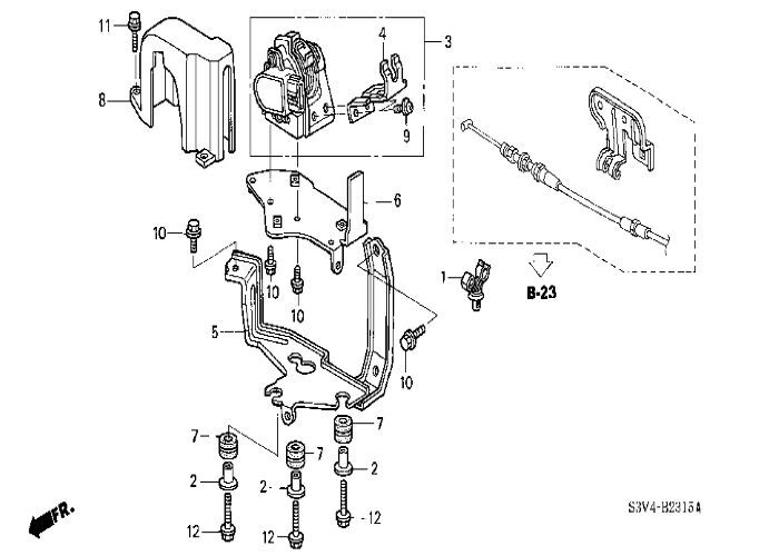 ホンダ INSPIRE DBA-UC1 センサーASSY アクセルペダル SENSOR ASSY ACCELERATOR PEDAL HONDA JDM OEM メーカー純正品_画像2