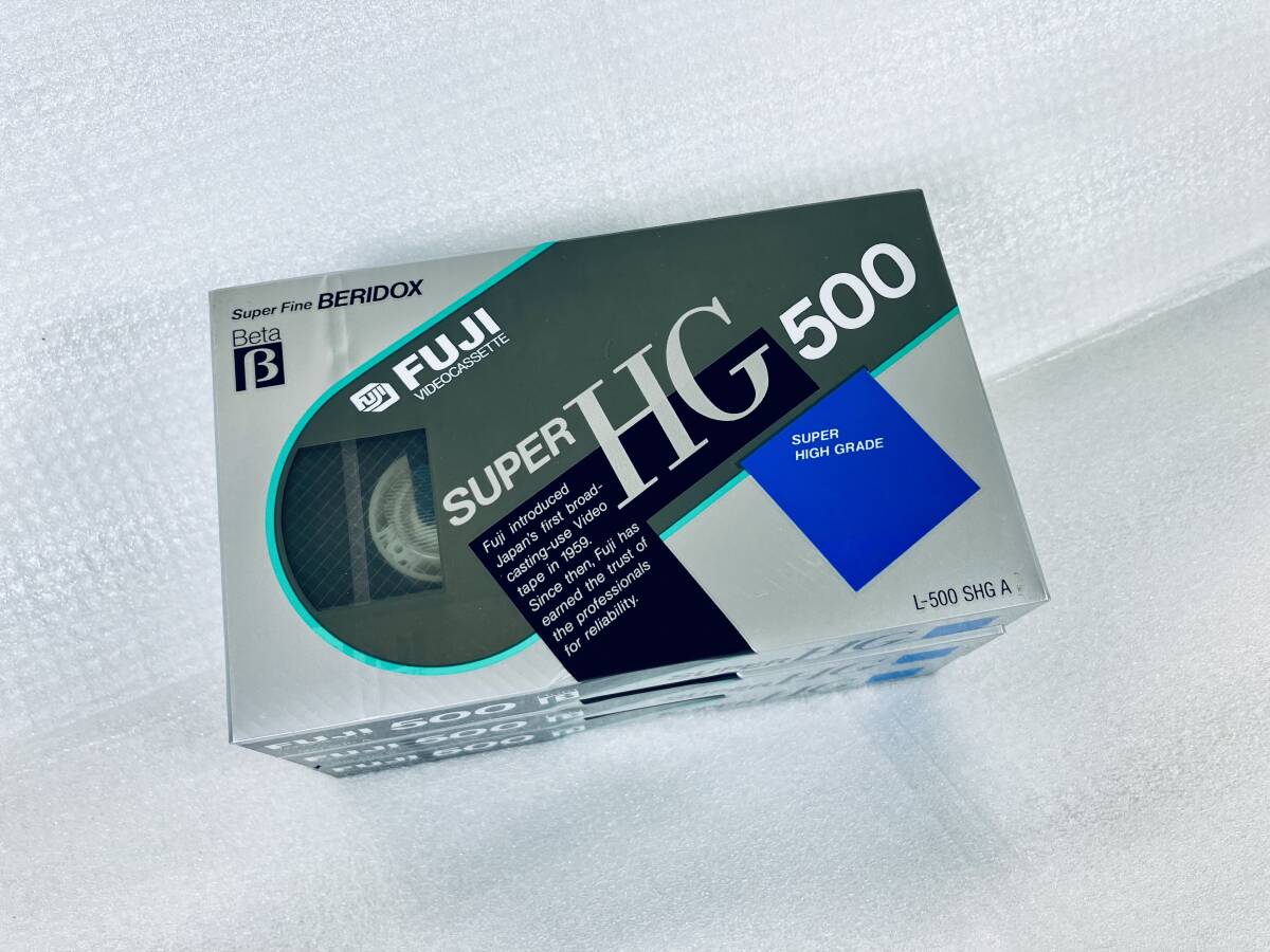R7736A 【未使用】 FUJI Beta ビデオカセットテープ L-500 SHG A SUPER HG 500の画像1