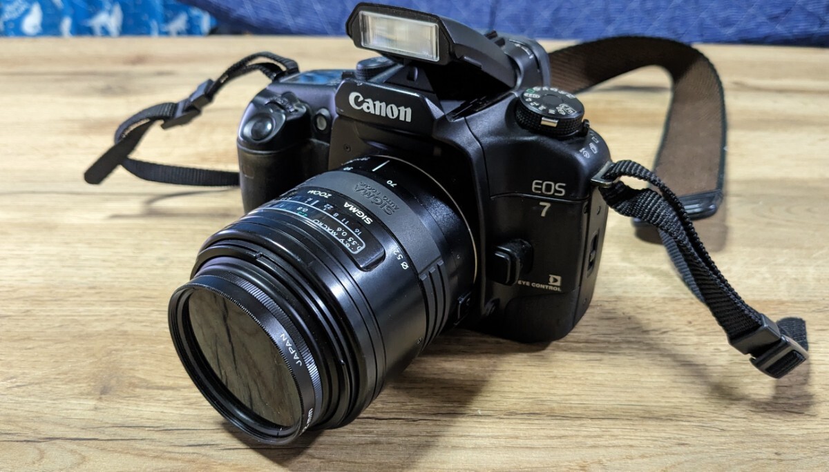 Canon　EOS7 フィルムカメラ ストラップ付き　動作_画像3