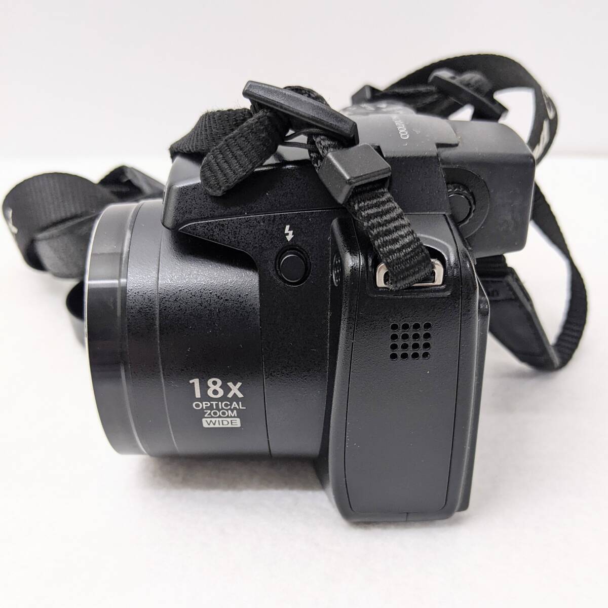 【1813】Nikon COOLPIX P80 光学18xズーム 本体＋レンズ＋使用説明書＋袋 35-70mm デジタルカメラ ボディブラック 黒 ヴィンテージ_画像4