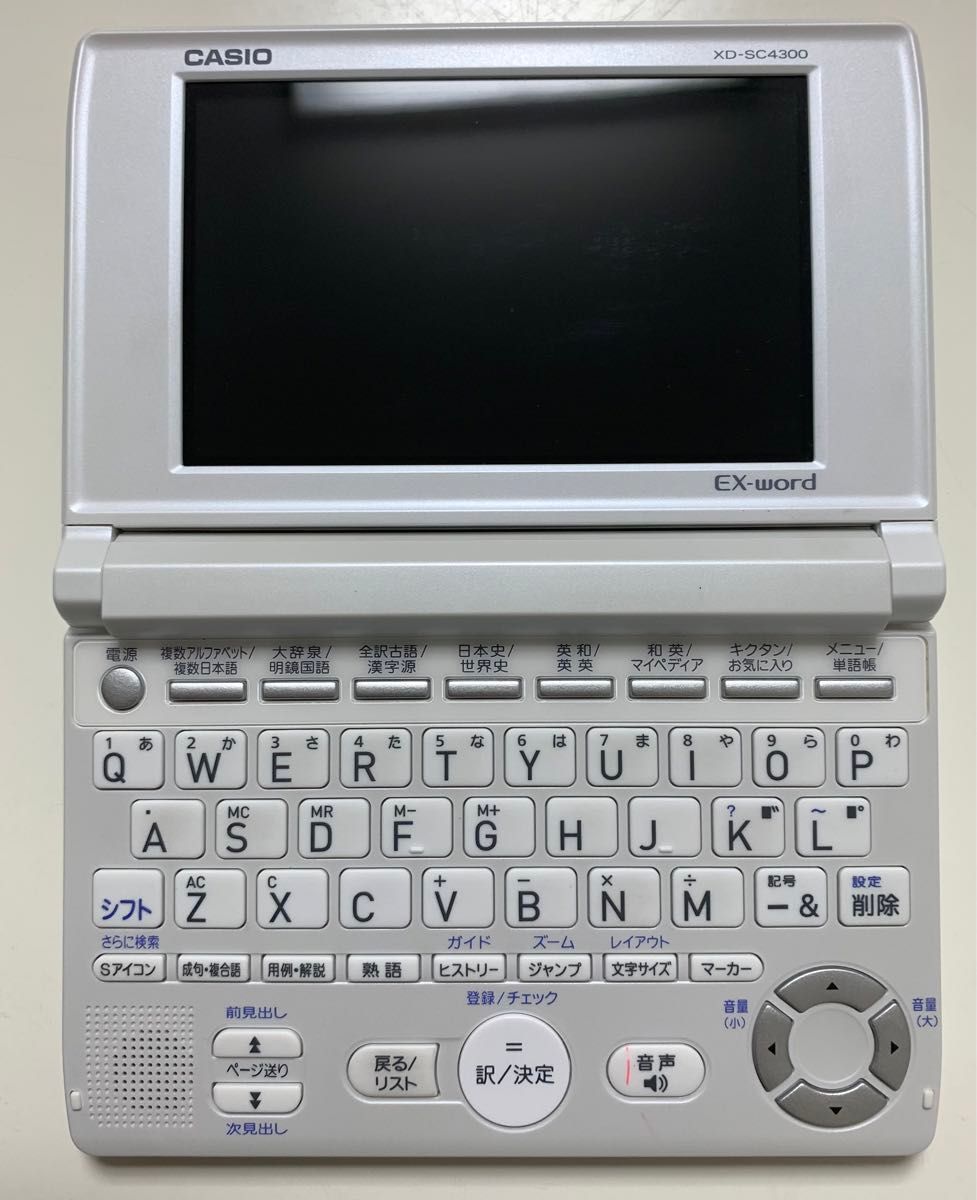 CASIO 電子辞書 XD-SC4300
