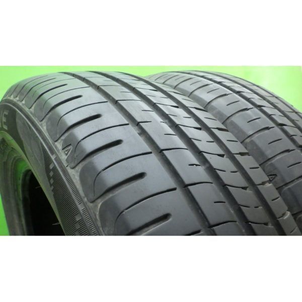 ☆送料無料☆ダンロップ ENASAVE EC204 195/65R15 91H 日本製 2本SET■2020年製8分山オンロード■中古 若干の片減り,トレッド表面に小傷_画像4