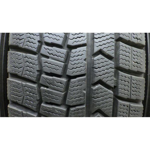 ☆::送料無料::☆ダンロップ WINTER MAXX WM02 165/60R15 4本SET■2019年製9分山スタッドレス■中古 溝にひび割れあり■帯広市手渡し可_画像3