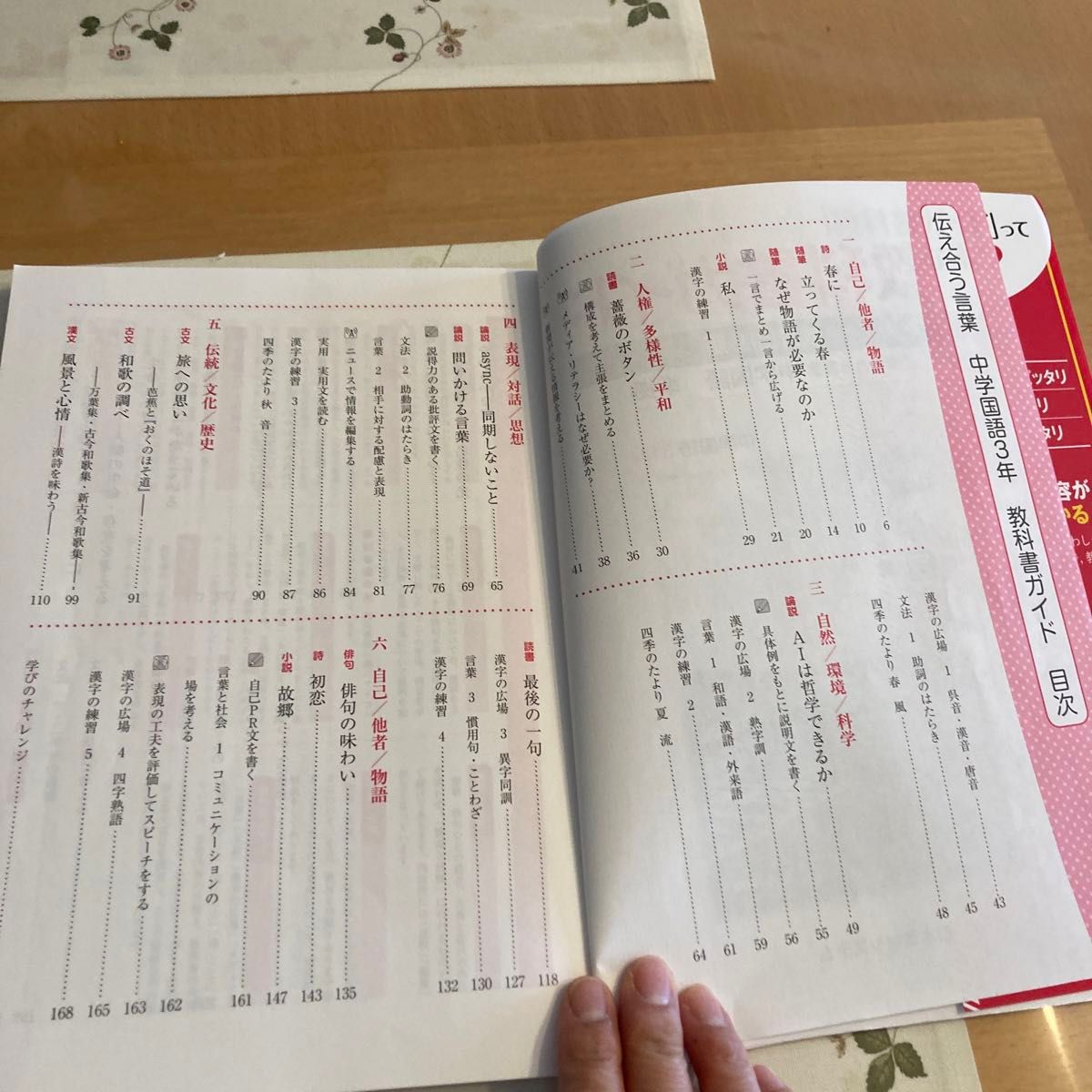 教科書ガイド　国語　中学3年　教育出版