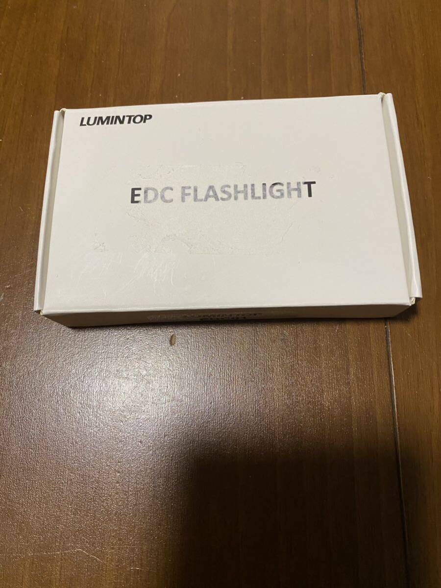 懐中電灯LEDライト LUMINTOP EDC01 キーライト 最大120ルーメン 実用点灯36時間 3段切替 IPX8 防水 1.5M耐衝撃 単4電池 新品 黒 送料無料 5