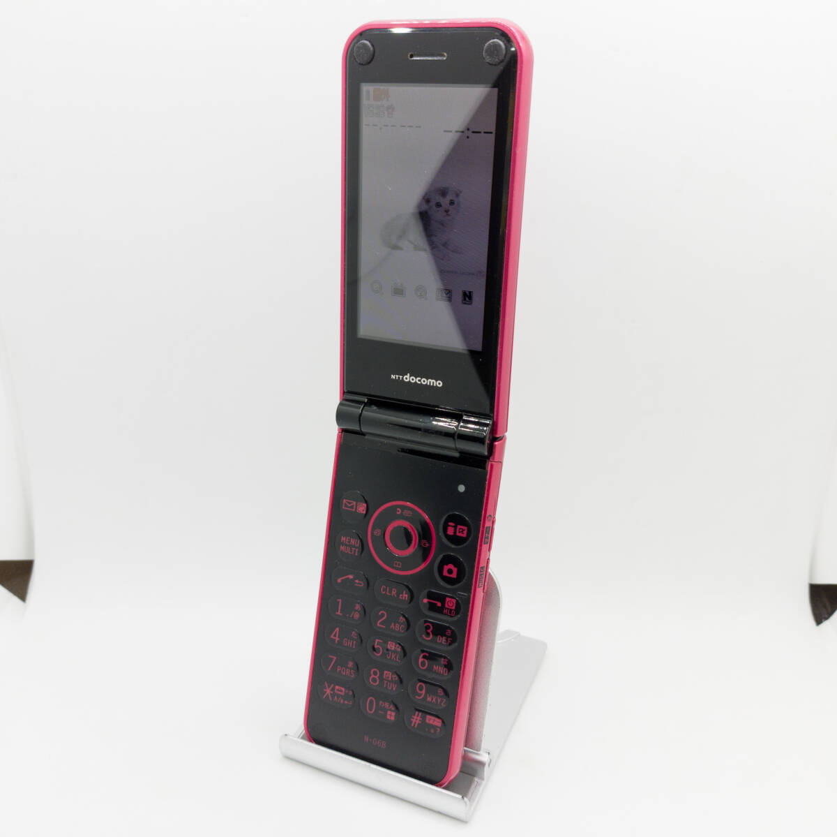 docomo STYLE series N-06B ガラケー ケータイ 携帯電話 NECカシオ N06B ピンク 本体 #ST-02755_画像1