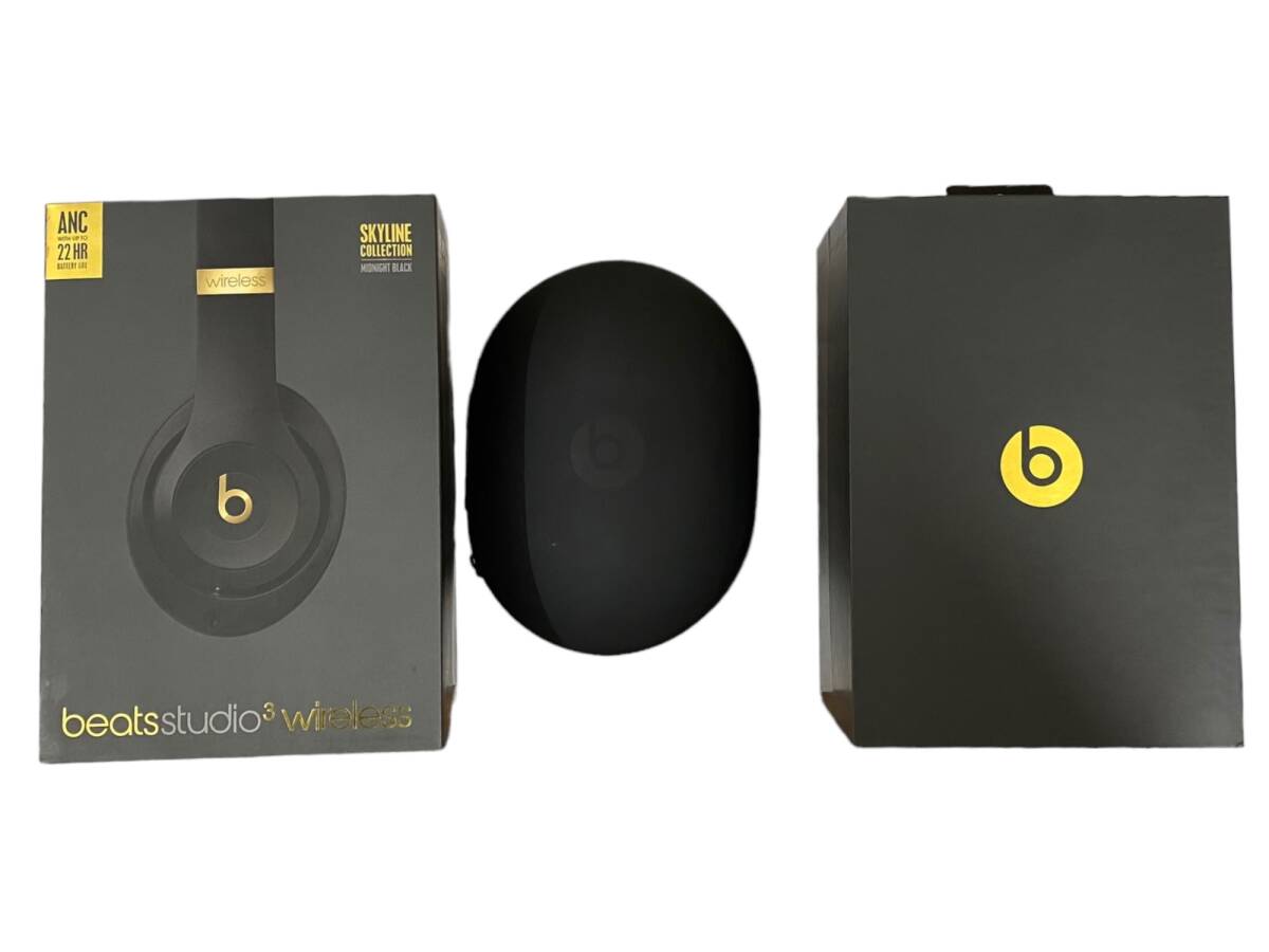 Beats by Dr.Dre (ビーツ バイ ドクタードレ) Beats studio3 wireless ビーツ スタジオ3 ワイヤレスヘッドホン ブラック ゴールド/078_画像9