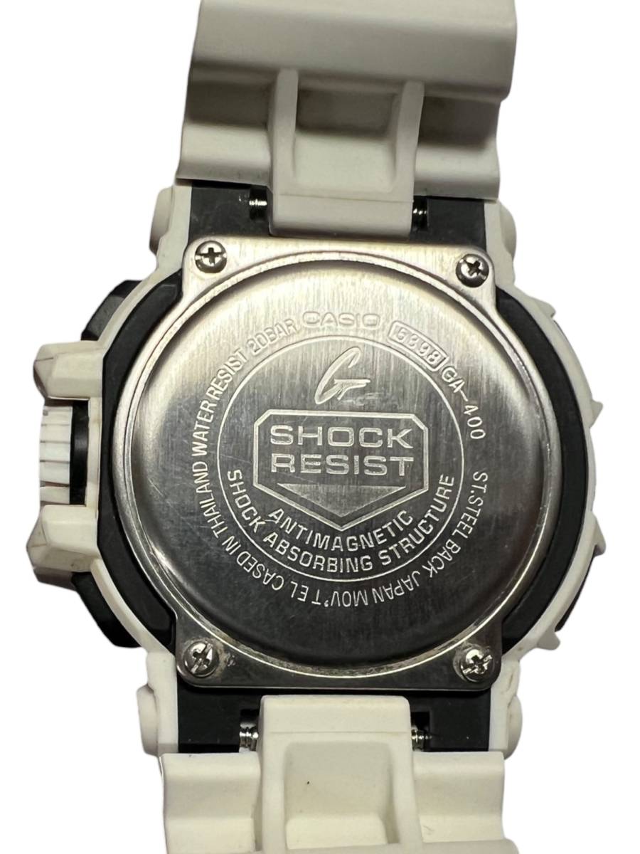 CASIO (カシオ) G-SHOCK Gショック デジアナ腕時計 クォーツ GA-400 ホワイト メンズ/009の画像5