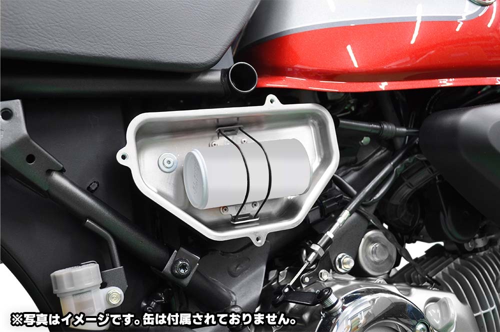 MORIWAKI Monkey125(22-) SIDE BOX KIT ,モリワキ モンキー125 JB03 サイドボックス アルミプレス成型 シルバー サイドカバー_＊画像はイメージです。