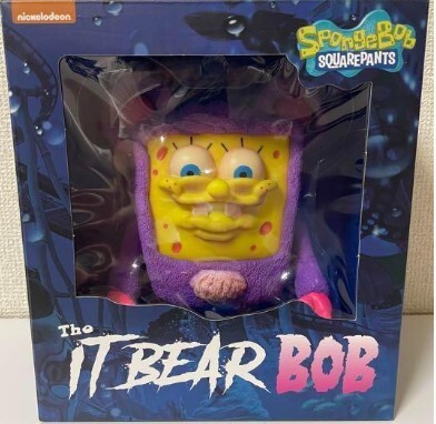 THE IT BEAR BOB BY MILKBOY TOYS パープル 紫 SpongeBob UNBOX INDUSTRIES ソフビ スポンジボブ ミルクボーイの画像1