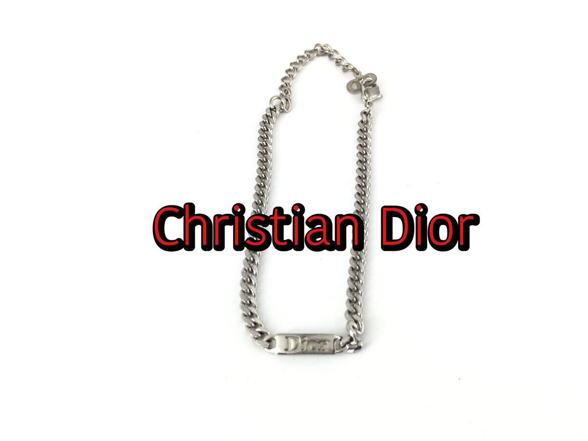 Christian Dior アクセサリー シルバー ロゴ ブレスレット・バングル ディオール