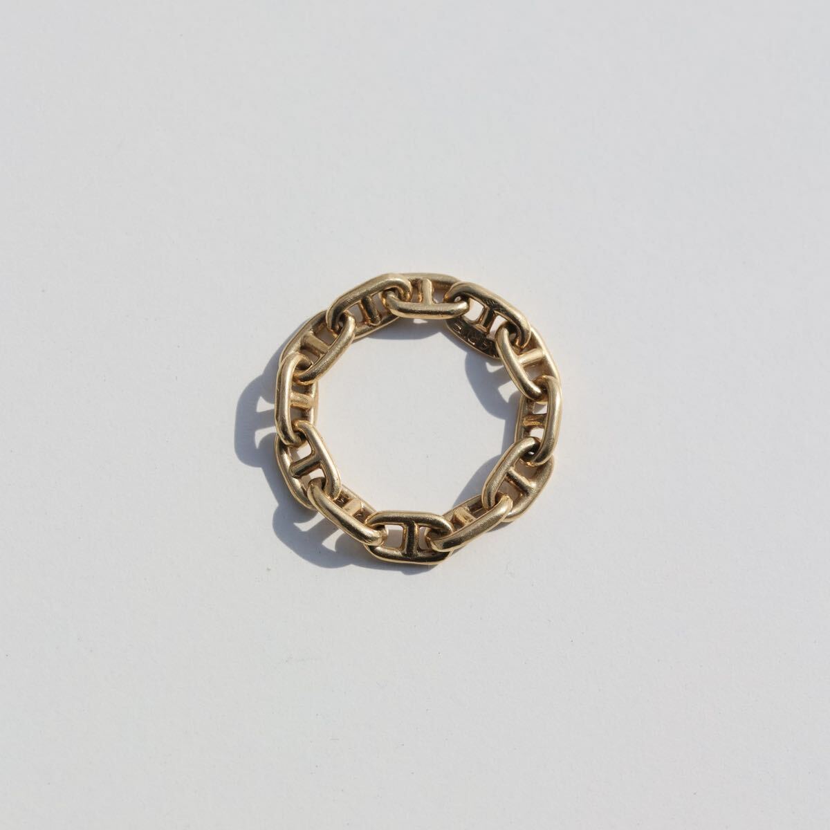 Vintage HERMES Chaine d'Ancre Ring TPM 18KYG ヴィンテージ エルメス シェーヌダンクル リング ゴールド 初期コマ 廃盤 指輪の画像1