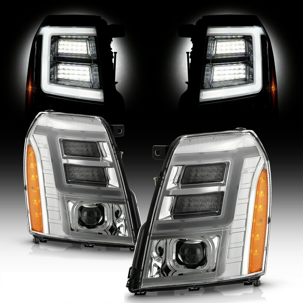 07-14y Escalade head light clear / custom / LED