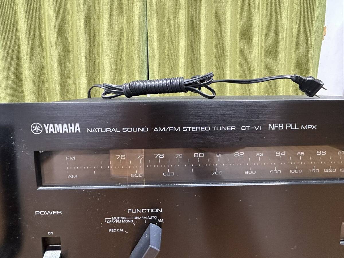 YAMAHA ヤマハ CT-V1 チューナー ジャンク ラジオ AM FM_画像4