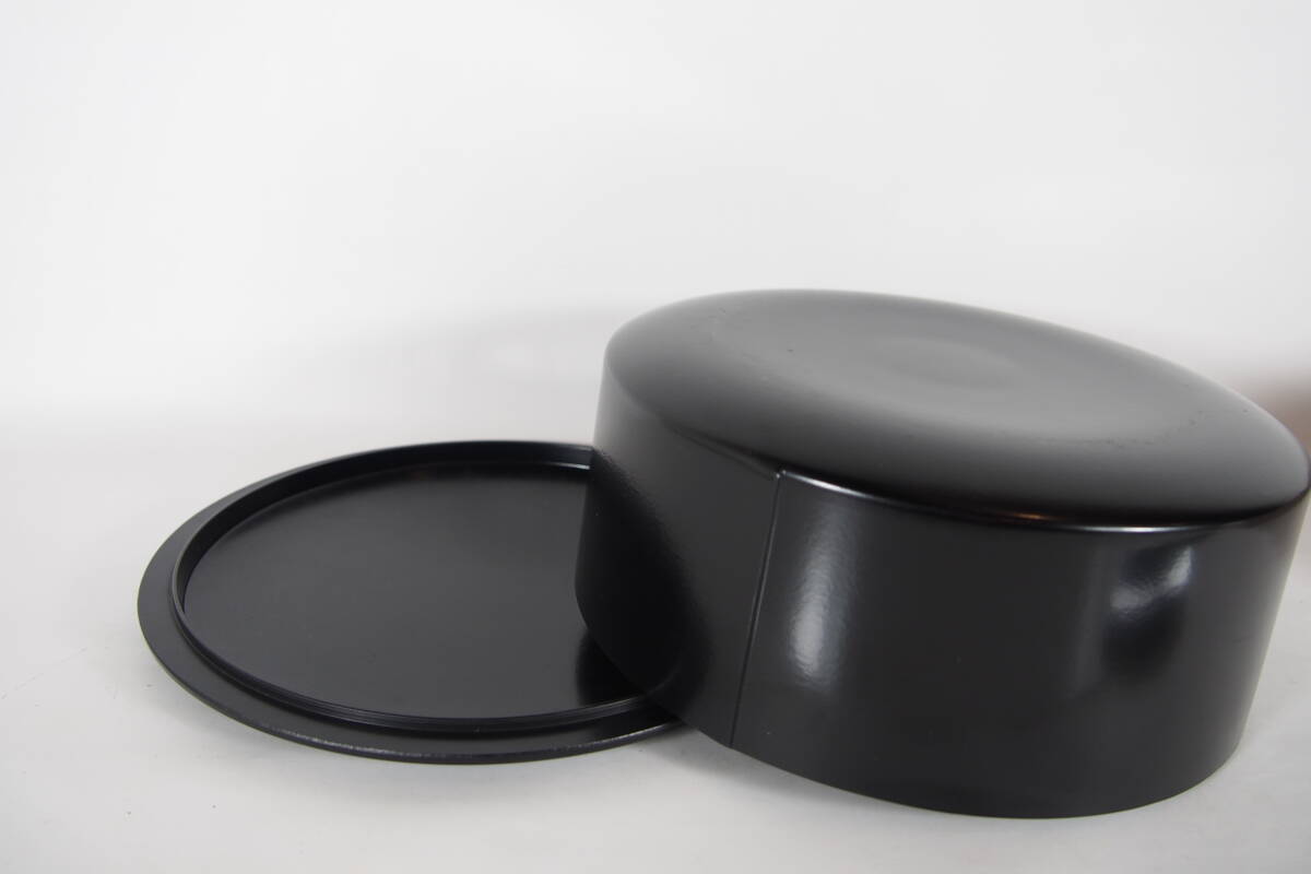 黒色   飯器  杓子付    懐石  茶道具  24  319－8－1の画像7