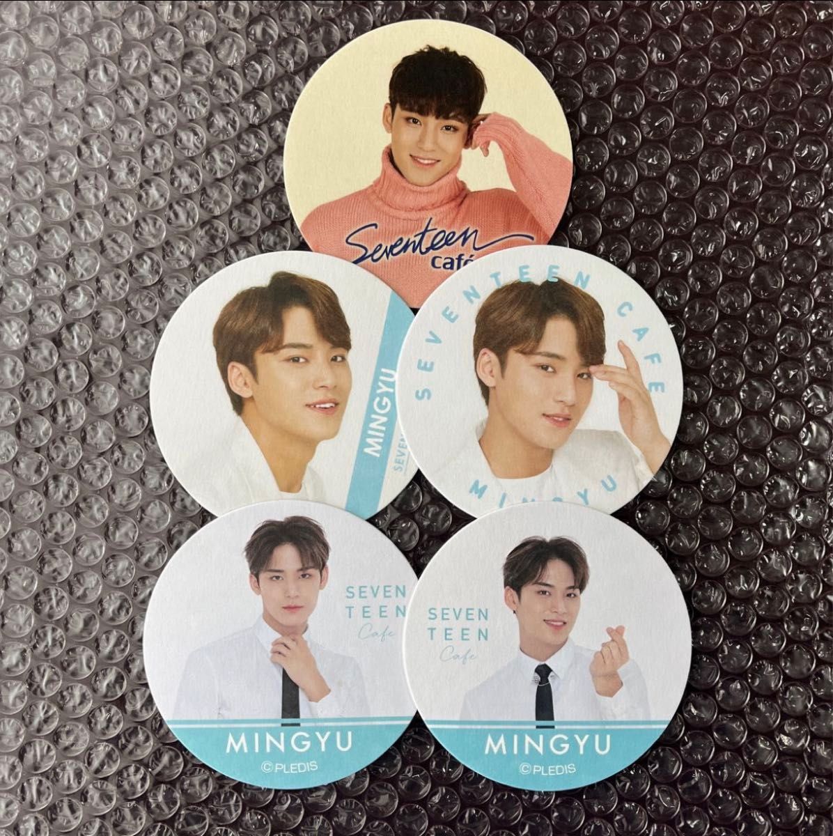 seventeenカフェ ミンギュ 特典 コースター ミンギュ SEVENTEEN セブチカフェ 2017 2018 2019 cafe 特典