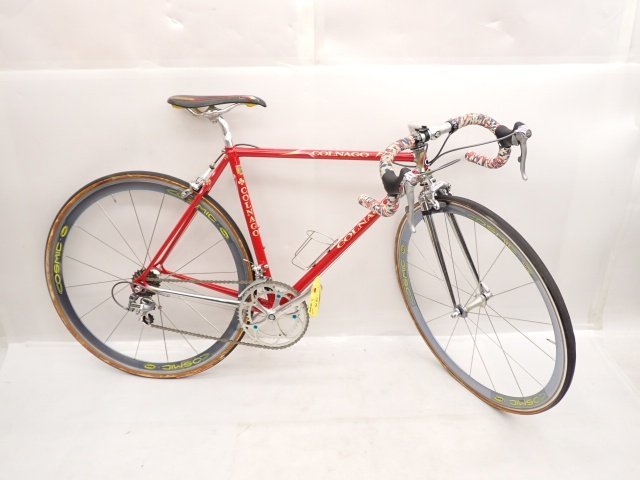 COLNAGO コルナゴ クロモリロードバイク DURA-ACE 7400系 2x8s レッド MAVIC COSMIC PRO SERIE 6000 配送/来店引取可 □ 6CAF1-3_画像1