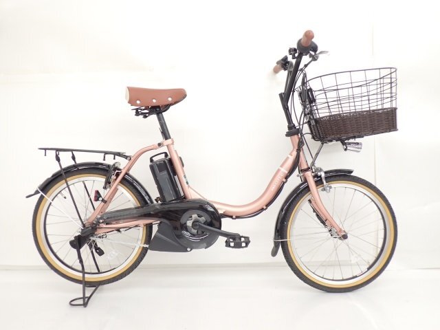 【良品】YAMAHA PAS CITY-C PA20CC 電動アシスト自転車 20インチ 12.3Ah 内装3段変速 マットロゼ 配送/来店引取可 ヤマハ ◆ 6D994-1_画像2