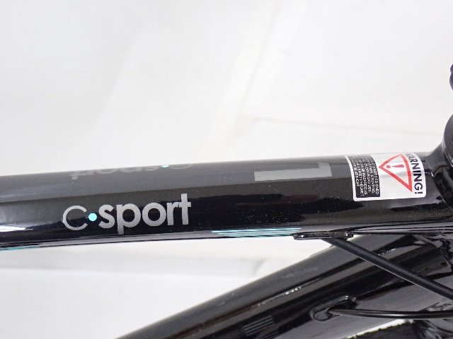 【良品】 Bianchi ビアンキ C・Sport 1 クロスバイク ブラック 47cm 2022年 配送/来店引取可 ∴ 6DB88-2の画像4