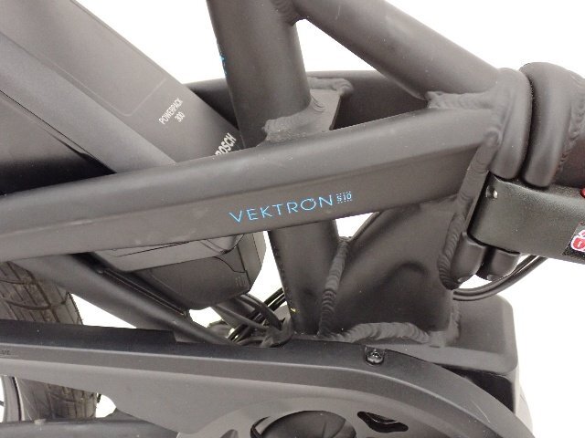 【良品】Tern Vektron S10 電動アシスト自転車 折り畳み ミニベロ マットブラック ターン 充電器付 配送/来店引取可 ∽ 6DAF6-1の画像4