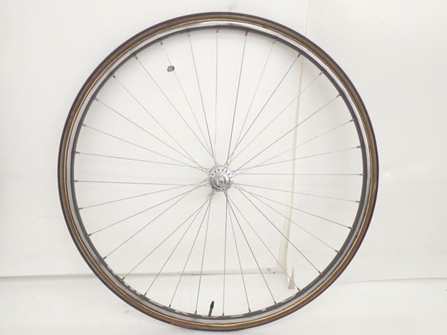 AMBROSIO ホイール Crono + MONTREAL 前後セット チューブラータイヤ装備 スプロケット DURA-ACE CS-7800付 アンプロッシオ ◆ 6DBA8-2の画像2